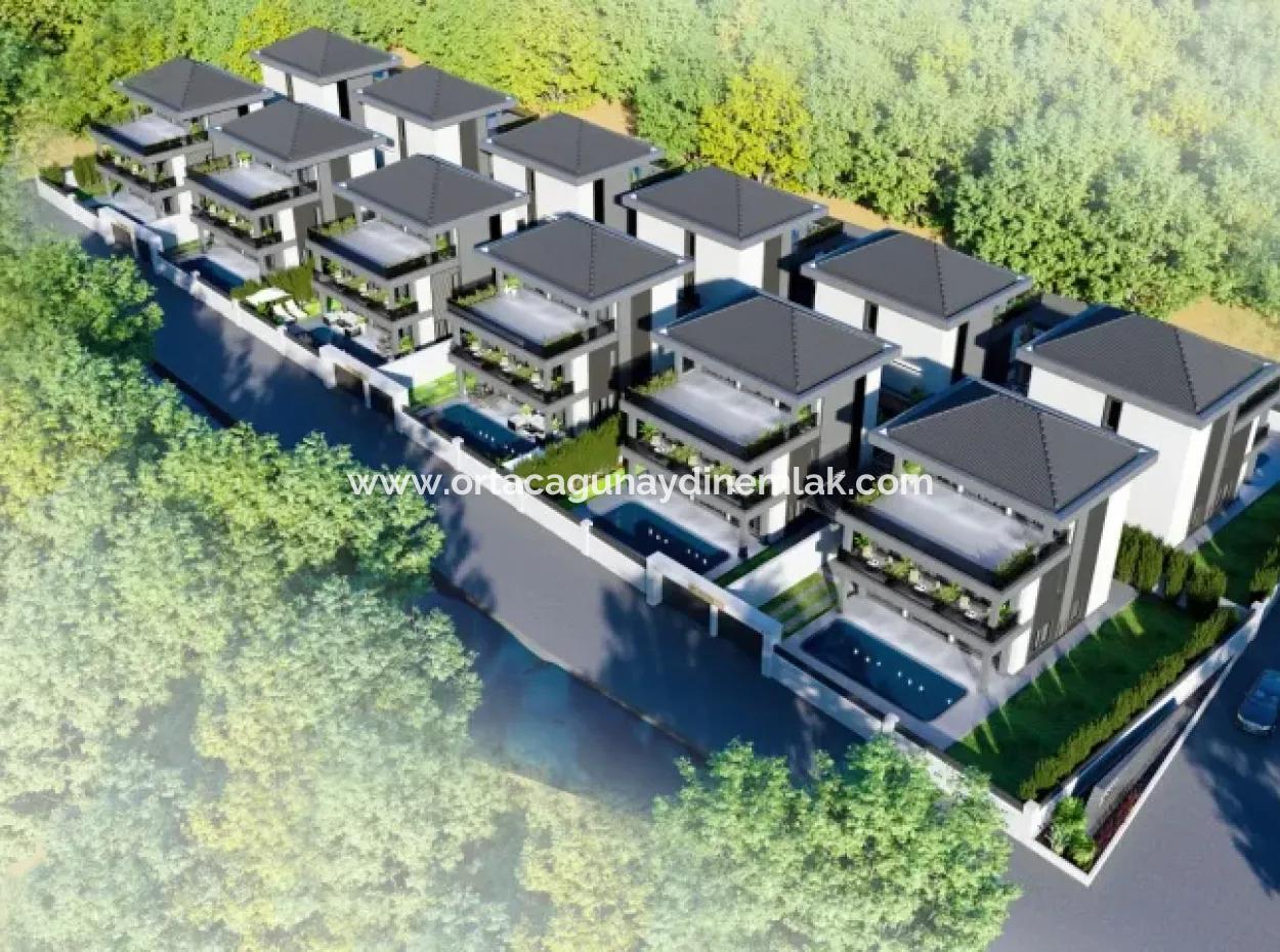 Ultra Luxus 6 1 Villa Zum Verkauf Mit Triplex-Pool Verflochten Mit Natur In Ortaca Çaylı