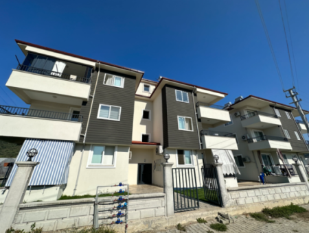 130 M2 3 1 Möblierte Wohnung Zum Verkauf Mit Pool In Ortaca Karaburun, Mugla.