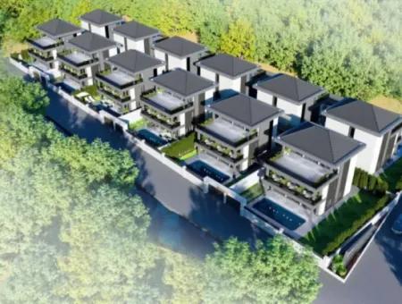 Ultra Luxus 6 1 Villa Zum Verkauf Mit Triplex-Pool Verflochten Mit Natur In Ortaca Çaylı