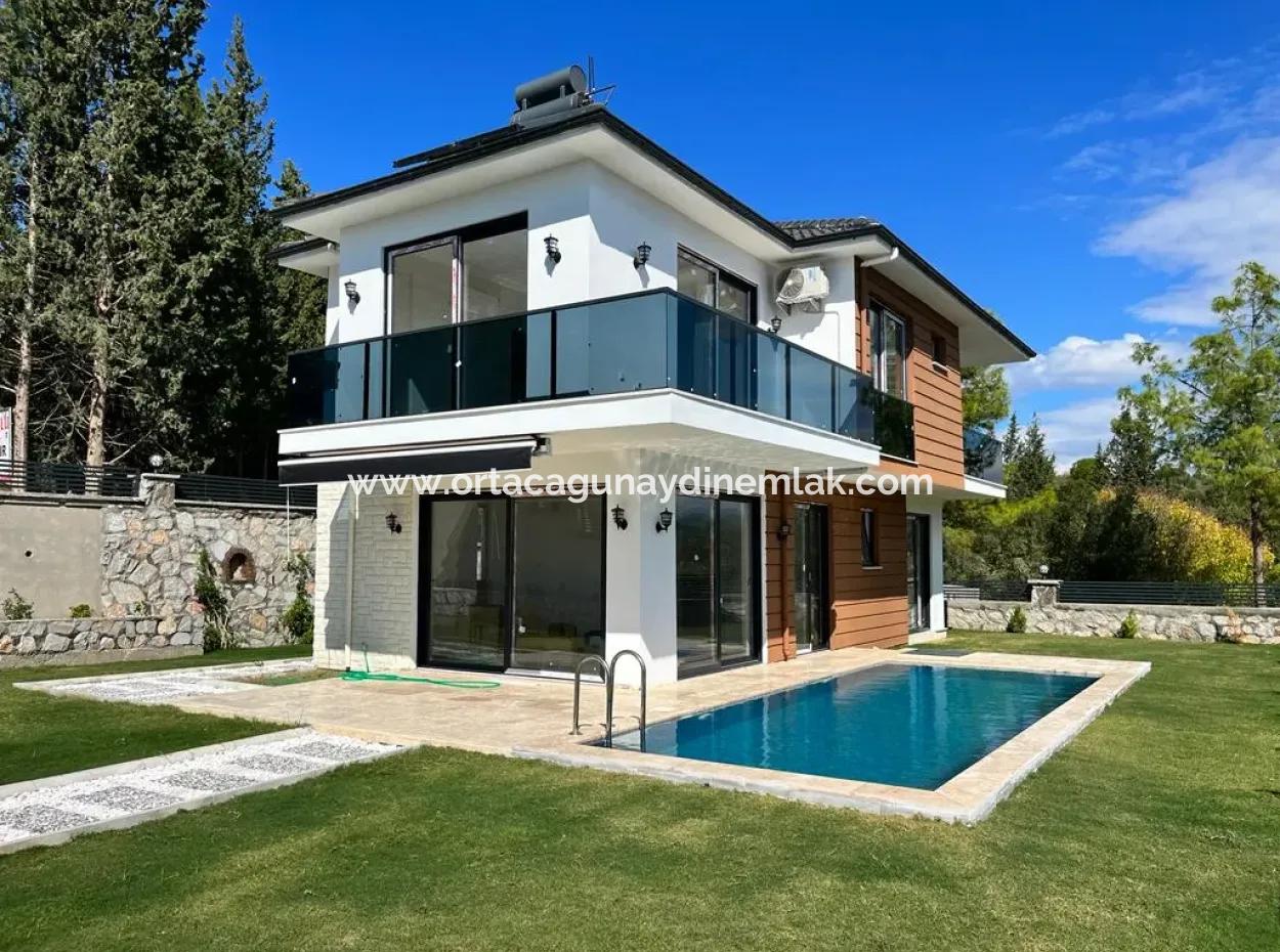 4 1 Lux Villa With Study View In Sarıgerme From Günaydın Emlak