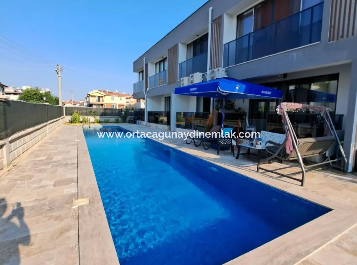 2 1 Duplex Villa With Pool For Sale In Ortaca Karaburun