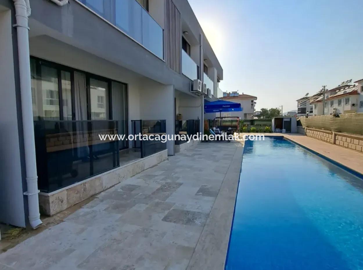 2 1 Duplex Villa With Pool For Sale In Ortaca Karaburun