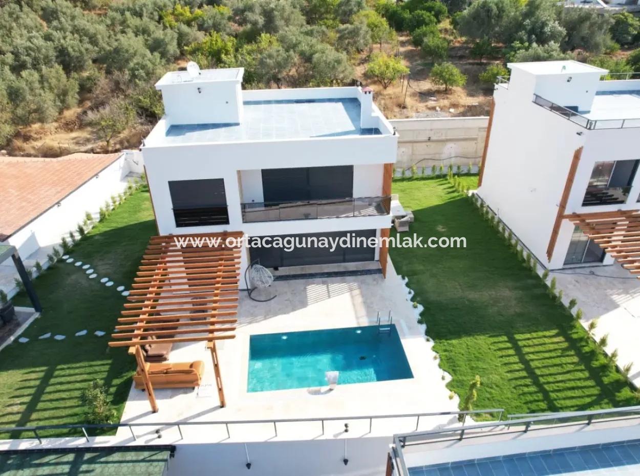 Ultra Luxury 4 In 1 Villas With Pool For Sale In Akkaya Valley In Dalaman