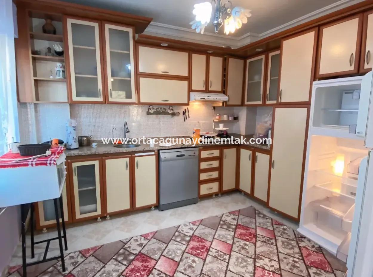 Spacious 3 1 Apartment With Closed Kitchen Furnished For Rent In The Center Of Ortaca