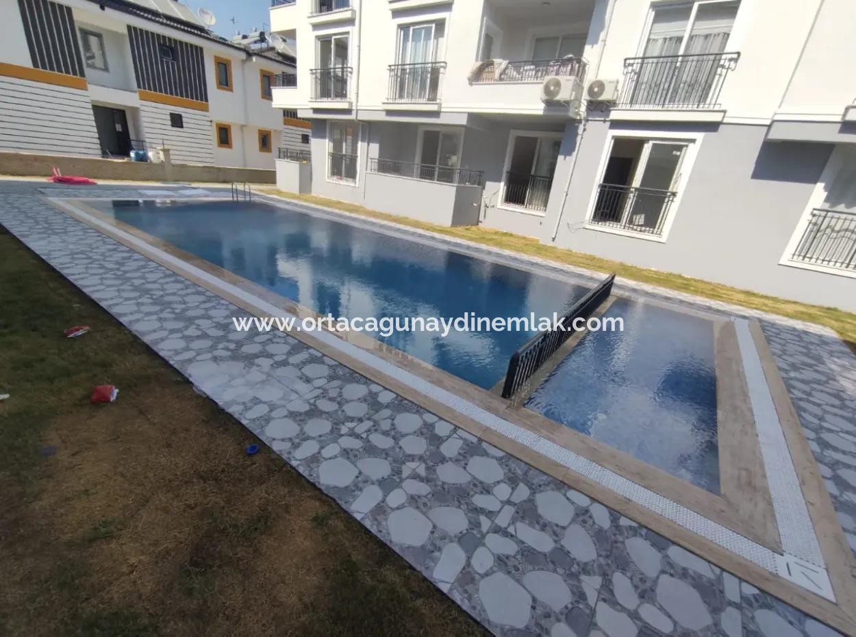 2 1 Apartment In A Luxury Complex With Pool For Sale In Ortaca Karaburun