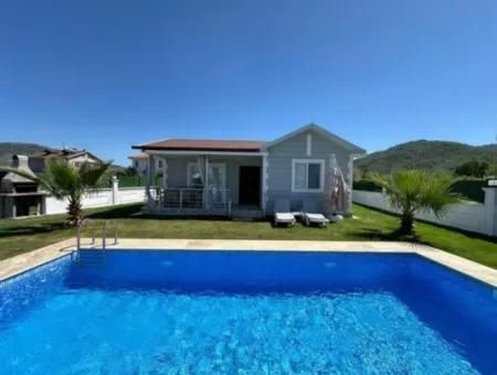 2 1 Detached Villa For Sale With Pool In Ortaca Okçular