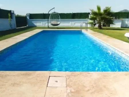 2 1 Detached Villa For Sale With Pool In Ortaca Okçular