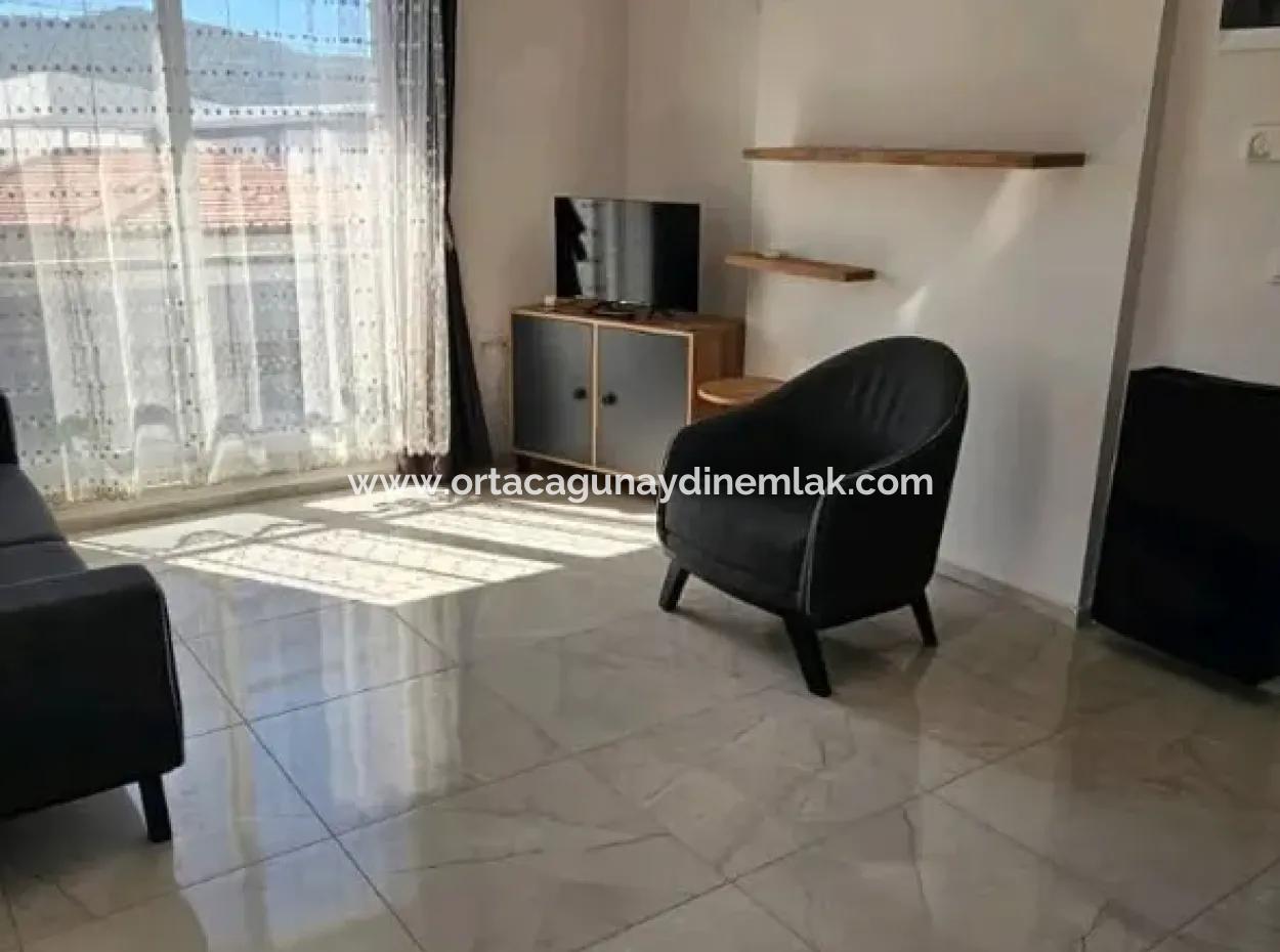 Ortaca Cumhuriyet De Sıfır 1+1 Kiralık Eşyalı Daire