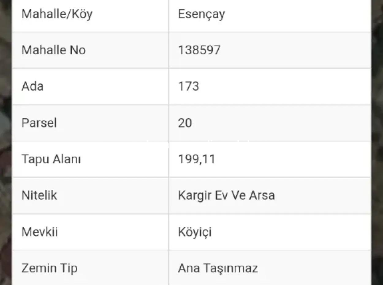 Mugla Esençay Da 200 M2 Fırsat Satılık Arsa