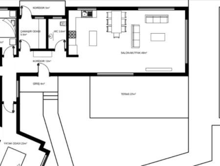 Dalyan Da 680M2 Arsa İçinde 3+1 Lux Havuzlu Satılık Villa